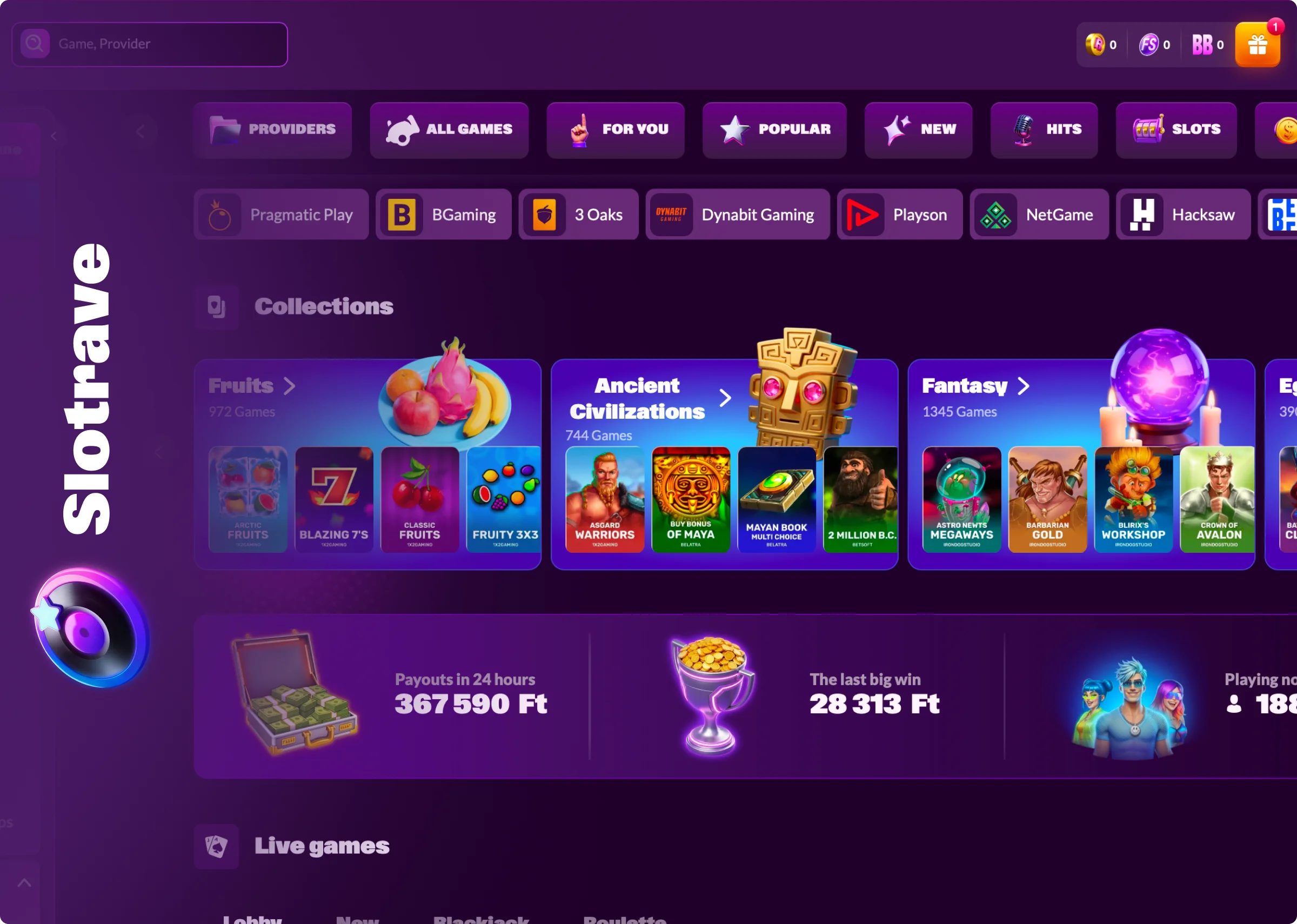 Slotrave online